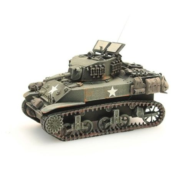 US M5A1 Stuart Light Tank Stowage 1 1:87 Ready-Made, Painted