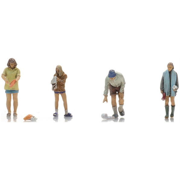 Camping Life Morning (4x) Ready-Made Figures