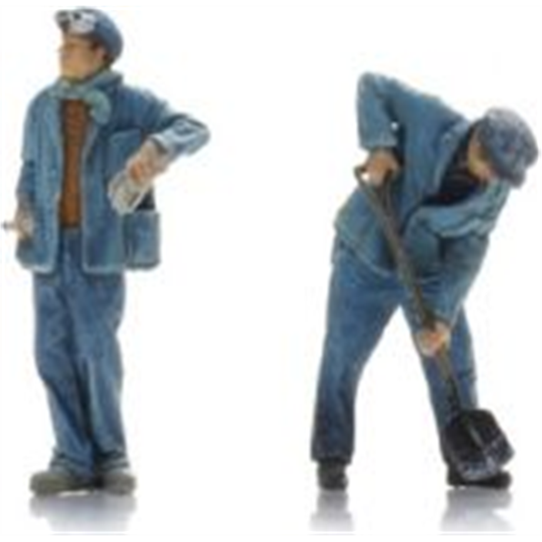 SNCF Steam Personnel Becaud (2x) Unpainted Kit