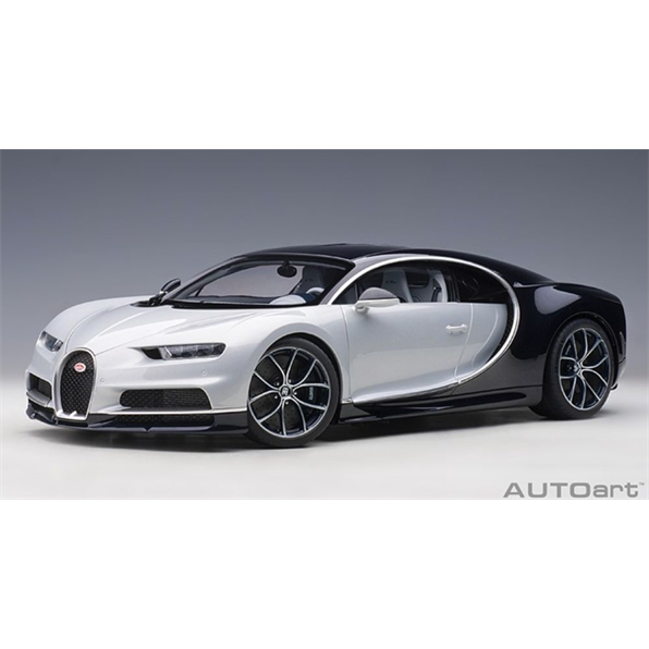 Bugatti Chiron 2017 Glacier White/Atlantic