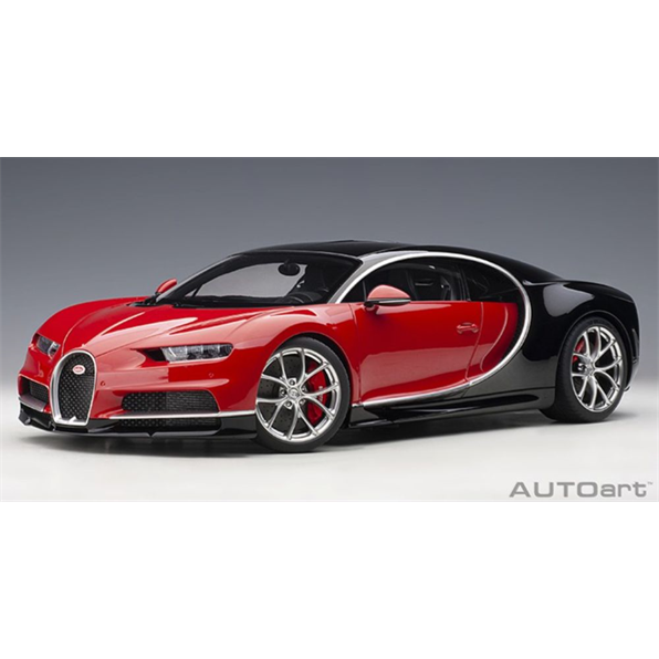 Bugatti Chiron 2017 Italian Red/Nocturne B