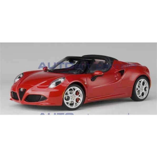 Alfa Romeo 4C Spider (competition red) door openings/removable bonnet + top panel