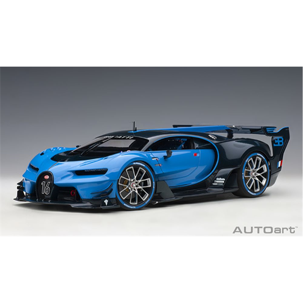 Bugatti Vision GT 2015 (light blue/blue carbon) (2 door openings)