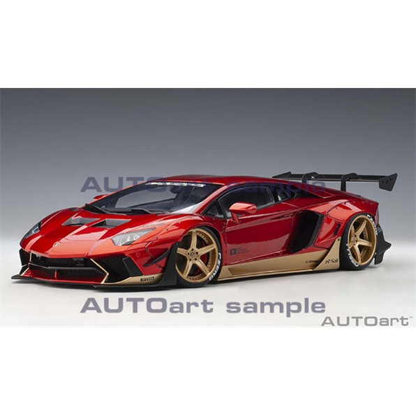 Liberty Walk LB-Works Lamborghini Aventador Limited Edition Hyper Red/Gold