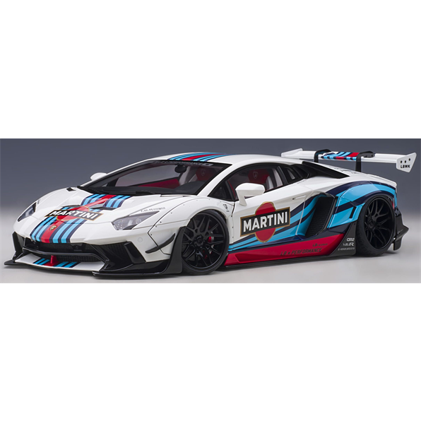 Liberty Walks LB-Works Lamborghini Aventador Limited Edition Martini livery