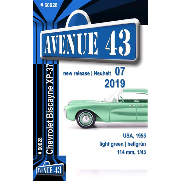 Leaflet #60028 (Chevrolet Biscayne XP-37)