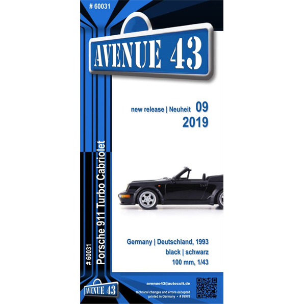 Leaflet #60031 (Porsche 911 964)