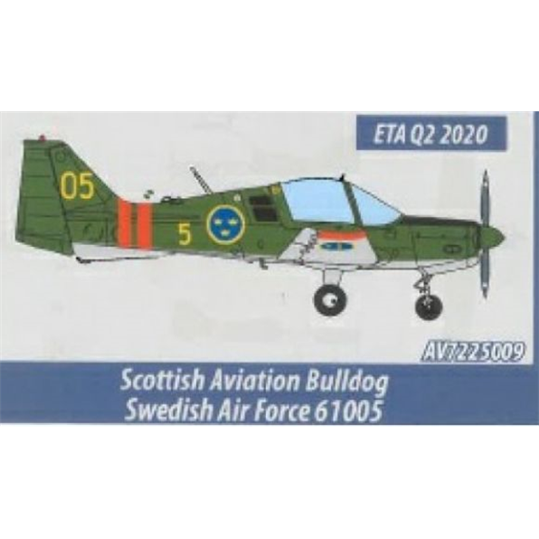 Scottish Aviation Bulldog Swedish Air Force 61005