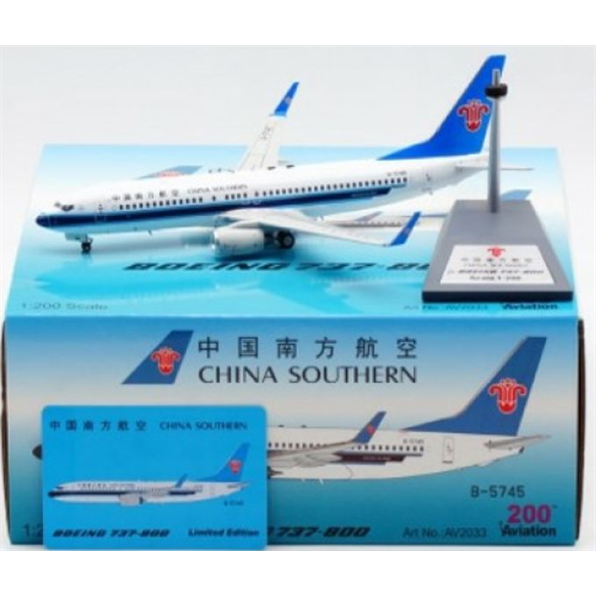 Boeing 737-81B(WL) China Southern Airlines B-5745