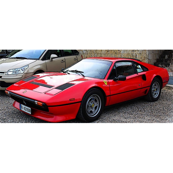 Ferrari 208 GTB Turbo Red with Black Interior