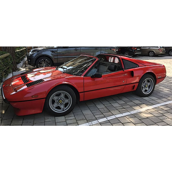 Ferrari 208 GTS Turbo Red with Black Interior