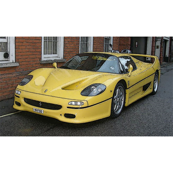 Ferrari F50 Coupe 1995 Giallo