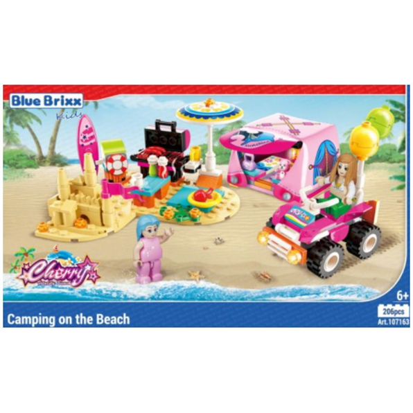 Cherry Camping on the Beach 'Blue Brixx Kids' (206pcs)