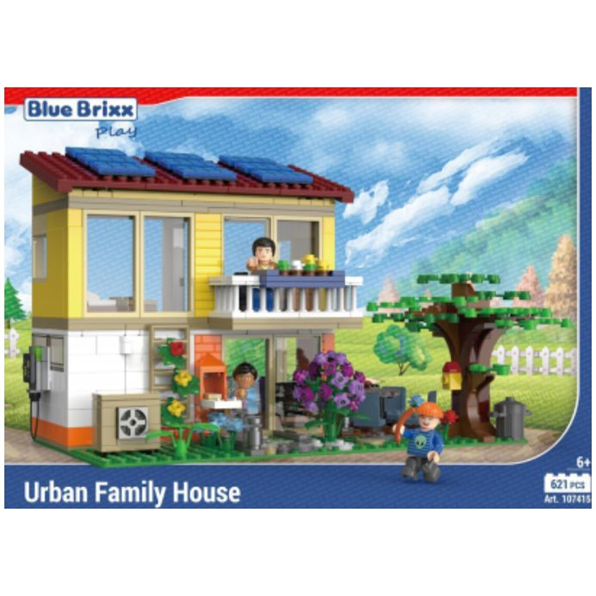 Urban Family House 'Blue Brixx Play' (621pcs)