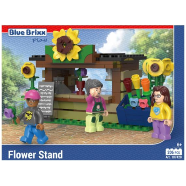 Flower Stand 'Blue Brixx Play' (206pcs)