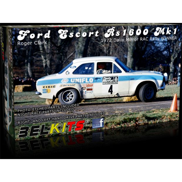 1/24 Ford Escort Mki Rally 1972 Roger Clar