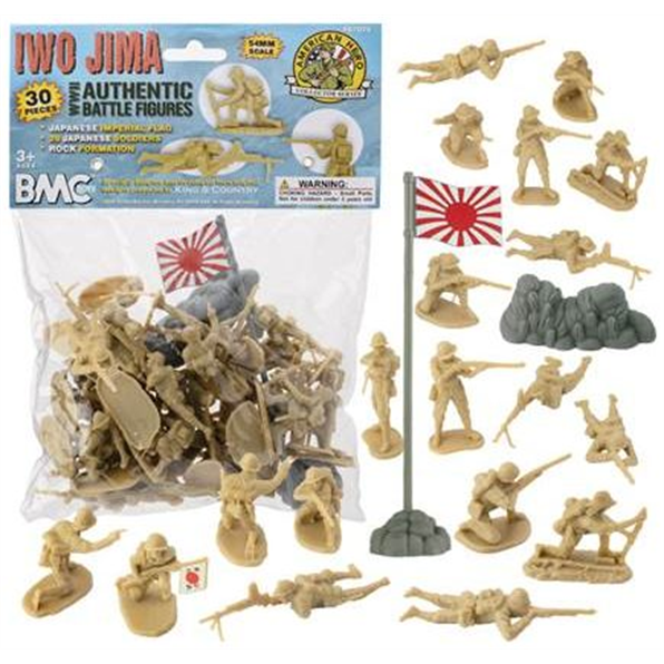 WW2 Iwo Jima Japanese Soldiers Tan 30pcs