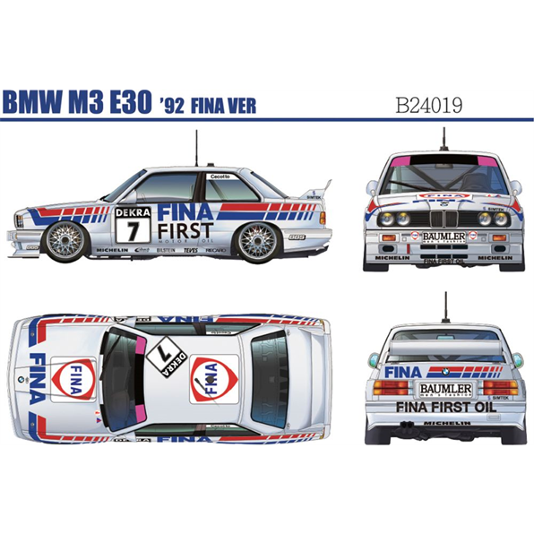 BMW M3 Fina and Jagermeister (2in1) 1992 DTM 24H Nurburgring