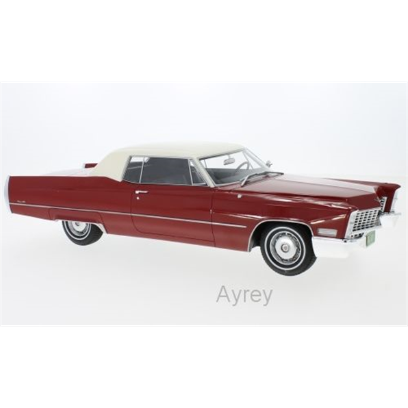 Cadillac Deville Coupe, red/white, 1967