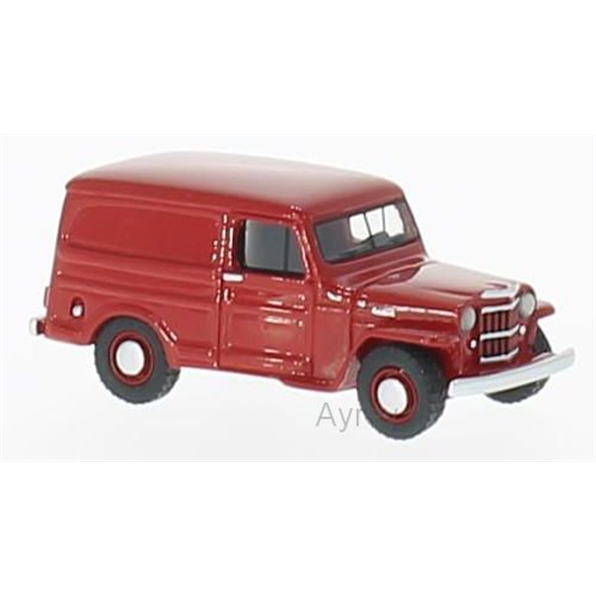 Jeep Willys Panel Van, Red