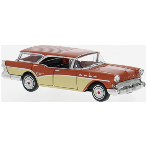 Buick Century Caballero Orange/Light Beige 1957