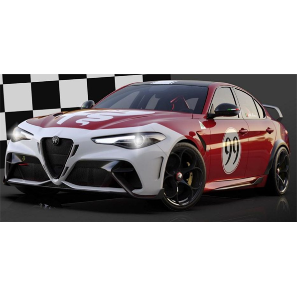 Alfa Romeo Giulia GTAm #99 Racing 2020 Alfa Red/White MB 2020