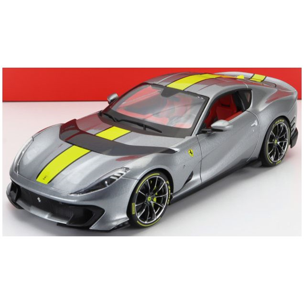 Ferrari 812 Competizione 2021 Grigio Coburn Yellow/Grey Metallic