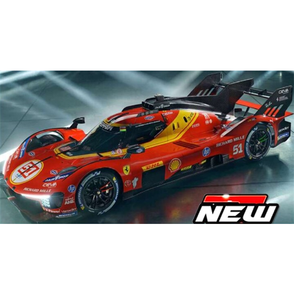 Ferrari 499P 3.0L Turbo V6 #51 Pier Guidi Calado/Giovinazzi 3rd 24H Le Mans 2026