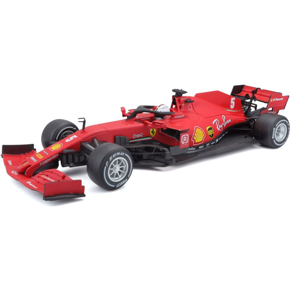 Ferrari Scuderia #5 Sebastian Vettel 2020 SF1000 Hard Tyres (White walls)