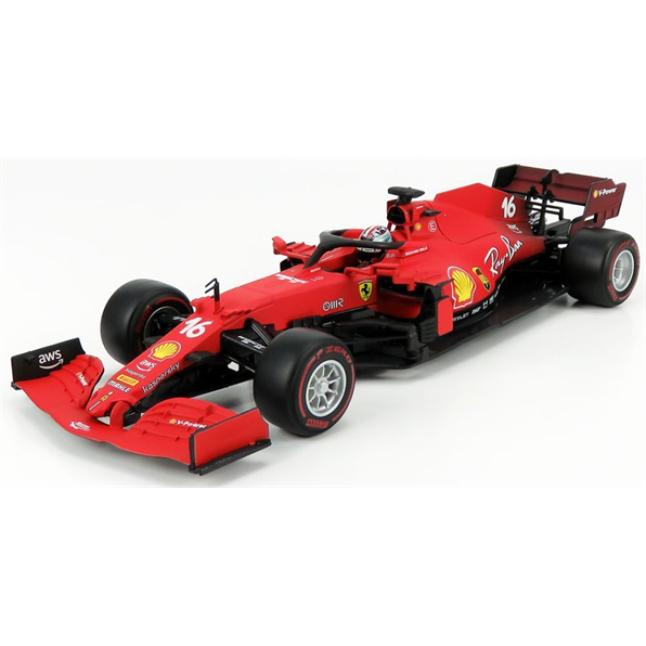 Ferrari SF21 #16 Charles Le Clerc 2021 Season Car-Exclusive - Red wall Soft Tyres