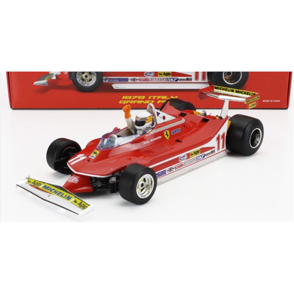 Ferrari F1 312T4 #11 Winner GP Monza Jody Scheckter w/Figure 1979 World Champion