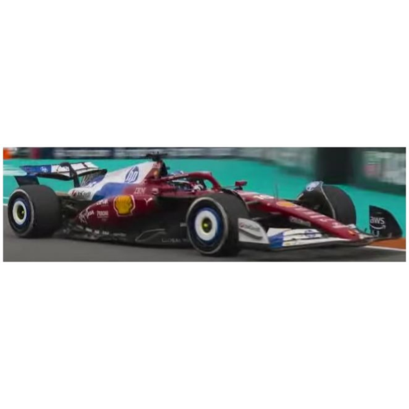 Ferrari F1 SF-25 Team Scuderia Ferrari #16 Miami GP 2025 Charles Leclerc w/Case