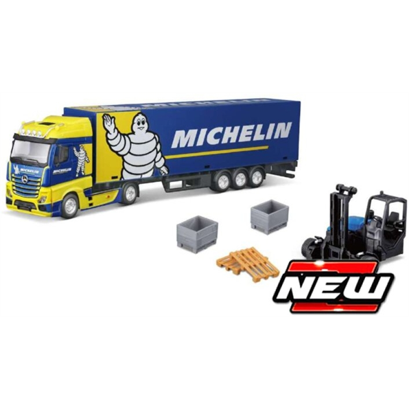 Mercedes Benz Actros Hauler Trailer Forklift 'Michelin'