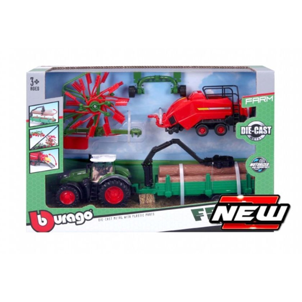 Fendt 1050 Vario Motorized w/Whirl Rake/ Baler Lifter/Tree Forwarder