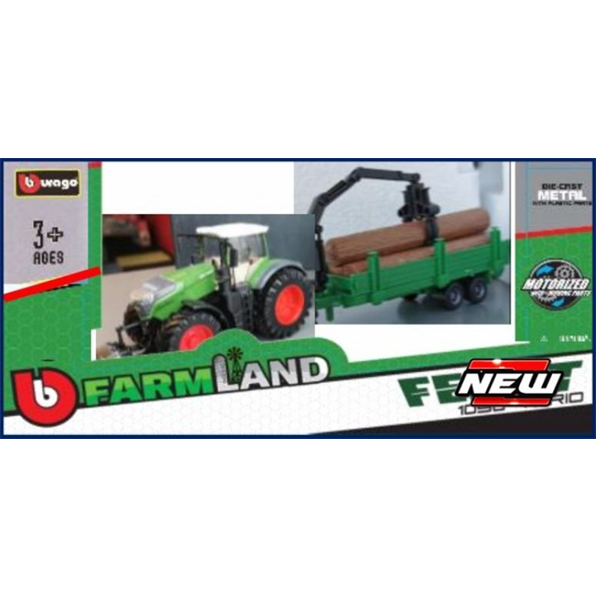 Fendt 1050 Vario Tractor + Tree Forwarder