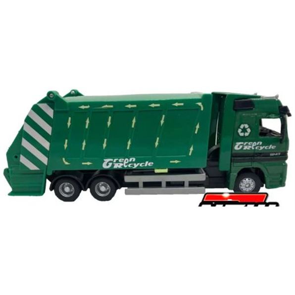 Garbage Truck Green