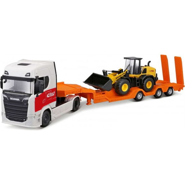 Mercedes Cab w/Lowloader and Bobcat