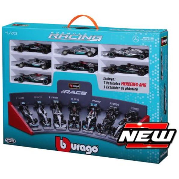 Mercedes AMG Petronas F1 2014 - 2024 7 Car Set