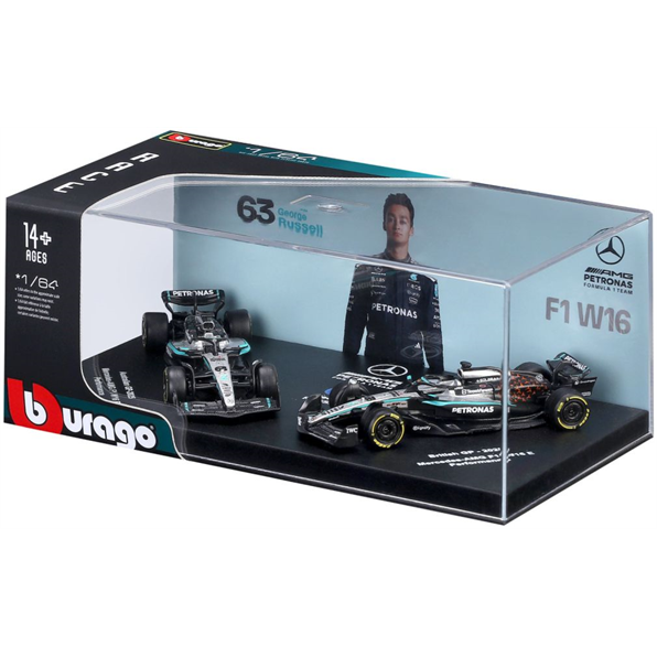 Mercedes AMG Petronas F1 2 Pack Premium #63 George Russell - #12 Kimi Antonelli