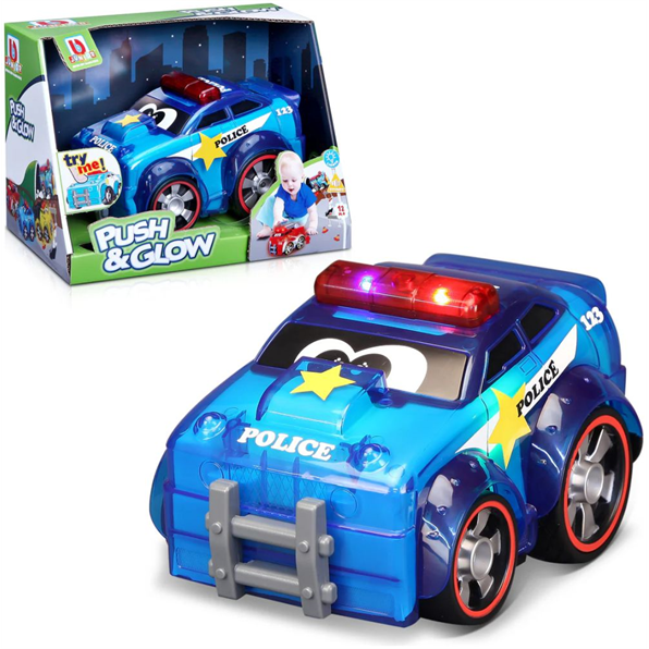 Push and Glow Police Car BB Junior