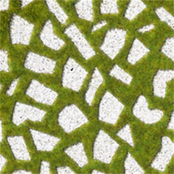 Grass pavers. 200x140mm
