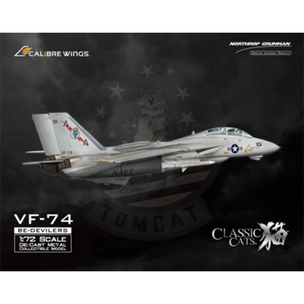 F-14A Tomcat VF-74 BE-Devilers Buno 162707 (Washed Version) (Limited 500pcs)