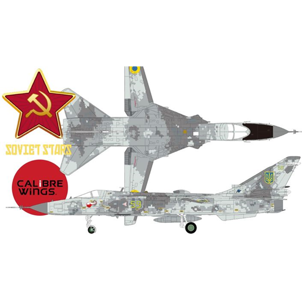 SU-24MR Fencer Ukrainian 59 Yellow Wave 3