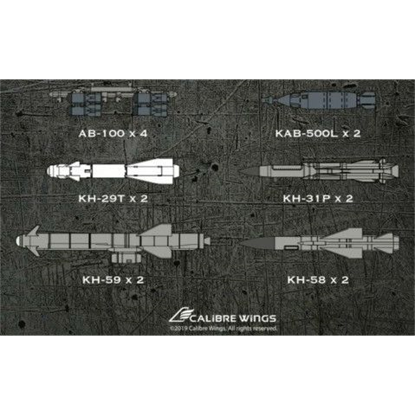 Soviet Missile and Bomb Set For SU-24, SU-22