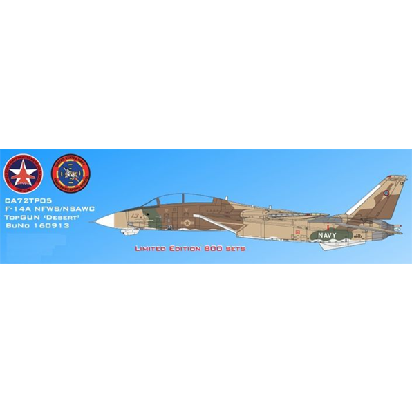 F-14A NFWS/NSAWC Topgun Desert BUNO 160913 (Limited Edition 800pcs)