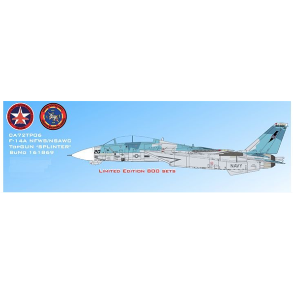 F-14A NFWS/NSAWC Topgun Splinter BUNO 161869 (Limited Edition 800pcs)