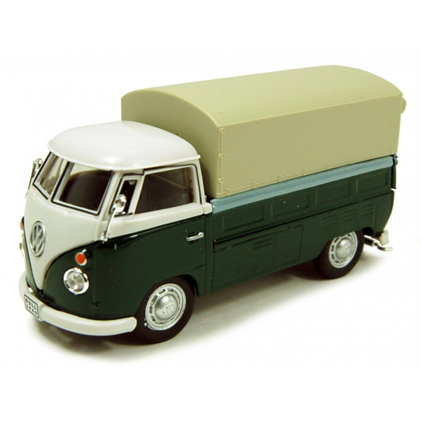 VW T1 Covered Pickup - Green and White