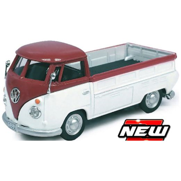 VW T1 Pick Up Dark Red/White