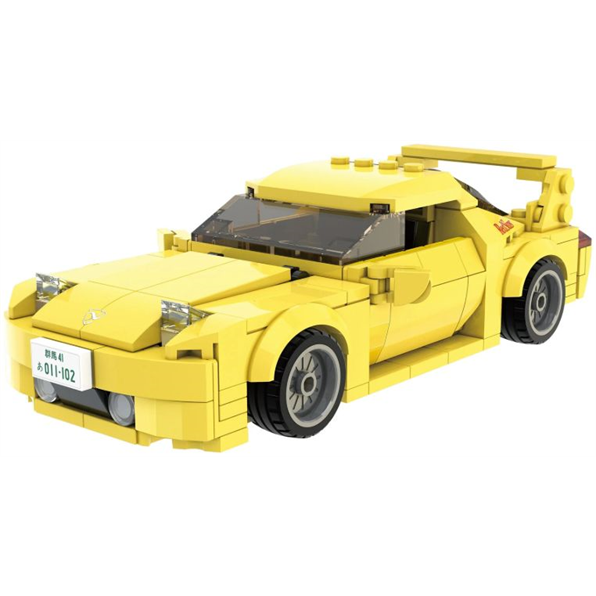 Initial D Mazda RX-7 FD3S Car (278 pcs)