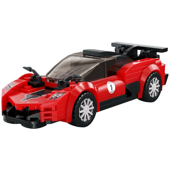 Crimson Wing Racing Car Brick Builder (158 pcs)